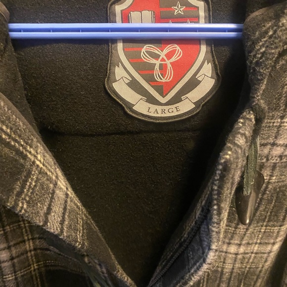 Aritzia wool 3/4 coat, fleece lined - Picture 2 of 3